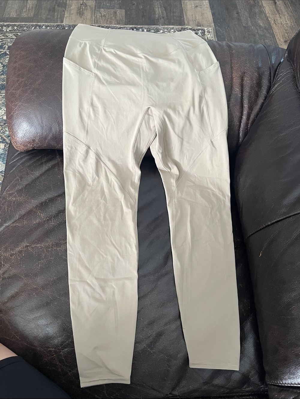 Whitney Simmons x Gymshark collab Lightweight Stretch Pants in Nude/Beige
